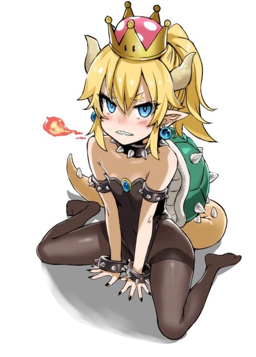 memeppoi:朝凪@新刊委託中さんのツイート: “クッパ姫　大きいのと小さいの… ”