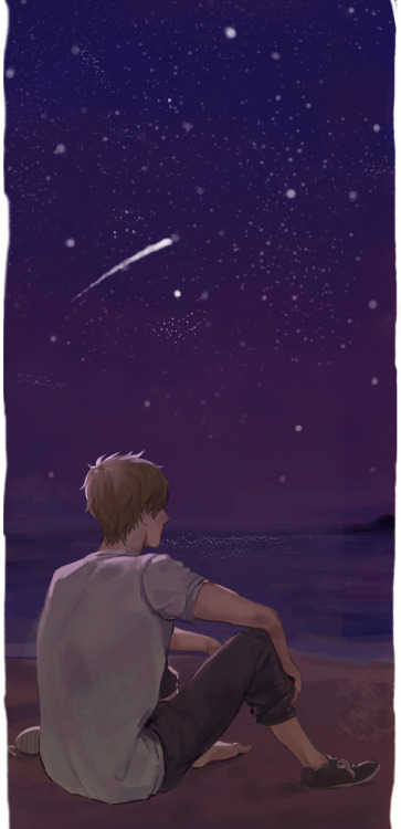 pirooette:*gulps*…. Mako-chan staring at the sea …