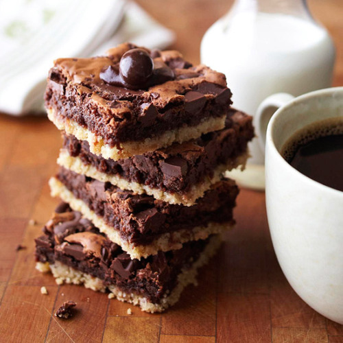 Coffee and Cookie Brownies: These brownies combine...