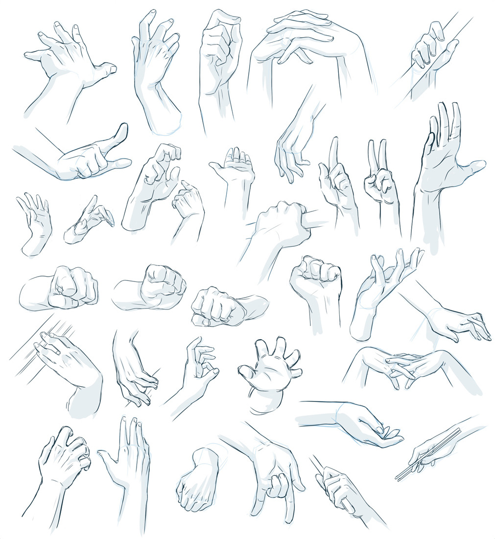 Как нарисовать пальцы