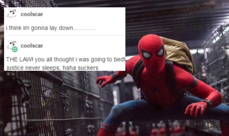 What A Mess. — Spider-man: Homecoming + Text Posts (pt 6)