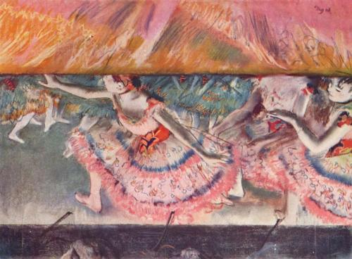 Edgar Degas - Lowering the Curtain (1880)