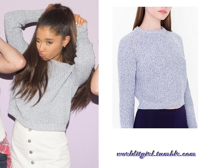 american apparel cropped fisherman pullover