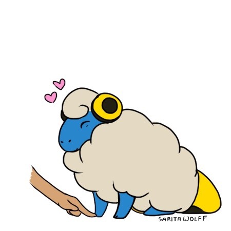 saritawolff:Whose idea was it to make mareep so dang hard to pet