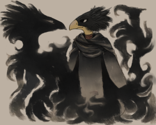 steph-is-coolaf-btw:Tokoyami and Dark Shadow are so much fun to...