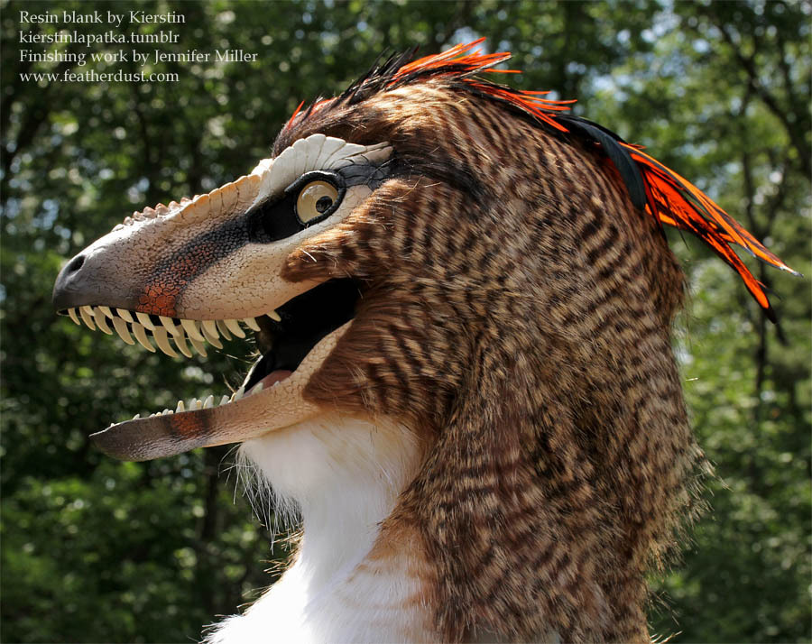 Featherdust - Jennifer Miller, Raptor Mask This is a “generic