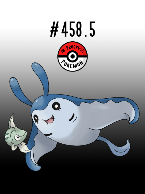 #458.5 - Mantyke are friendly Pokemon who swim close to the...