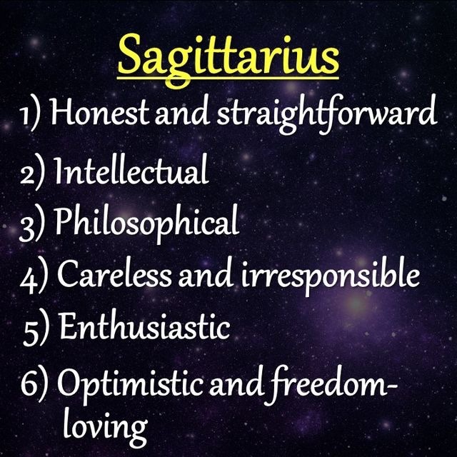 Horoscope God  Common Sagittarius  characteristics 