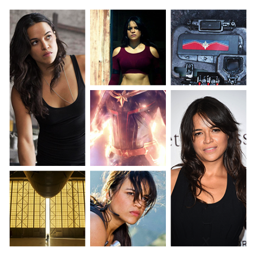 fancastsofcolor:Michelle Rodriguez as Carol Danvers/Captain...