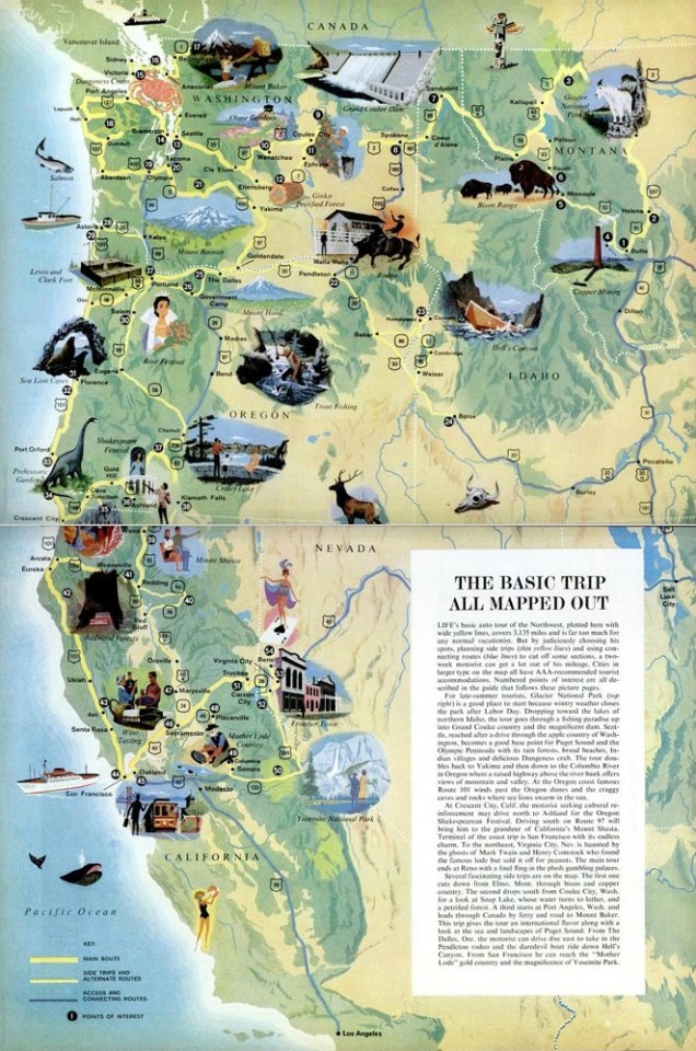 map of the pacific northwest
