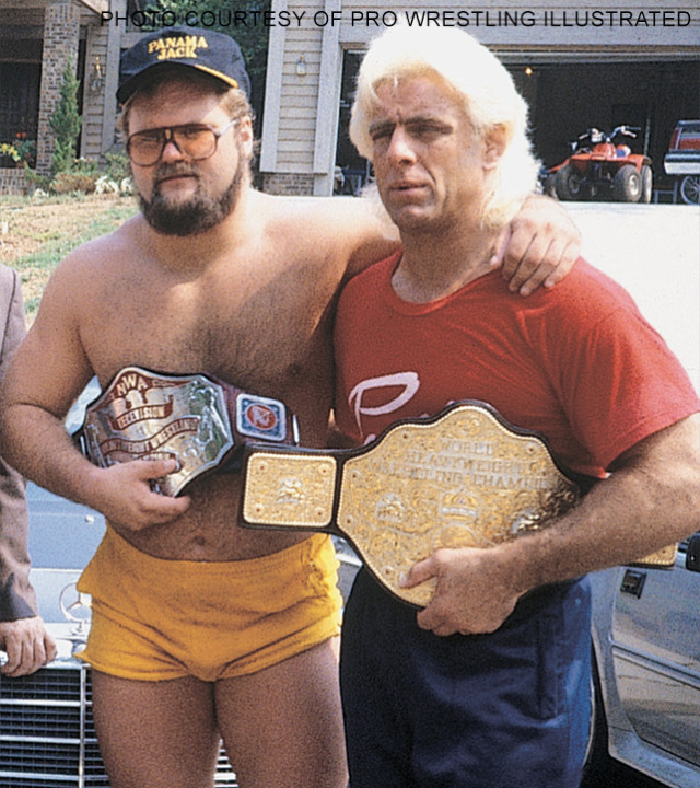 Arn Anderson And Ric Flair The Fishbulb Suplex