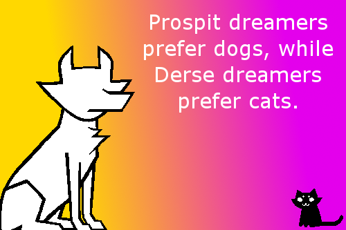 homestuckfluffcanons:Prospit dreamers prefer dogs, while...