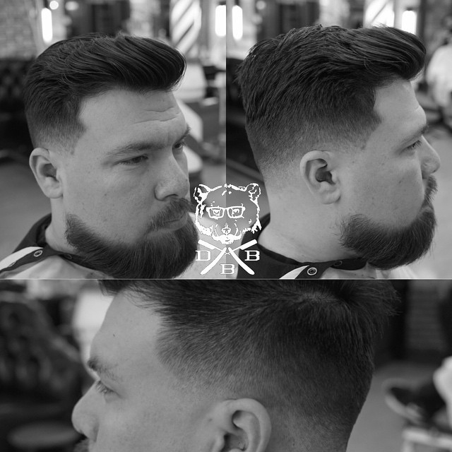 Bearbarber Gentlemens Haircut Gentlemenshaircut Combover