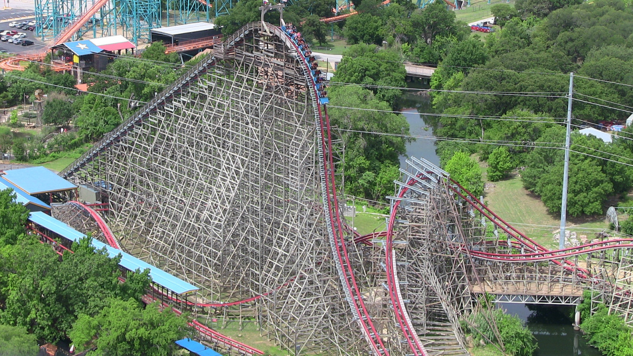 Coaster World • The New Texas Giant, Six Flags Over Texas