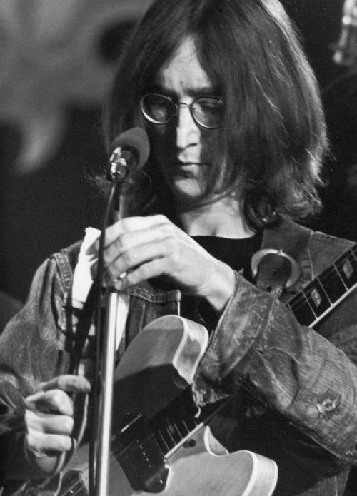 sgt-paul:John Lennon at the Rolling Stones Rock n Roll Circus....