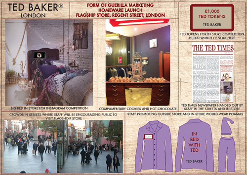 Ted Baker Home Project Guerilla Marketing Board - 