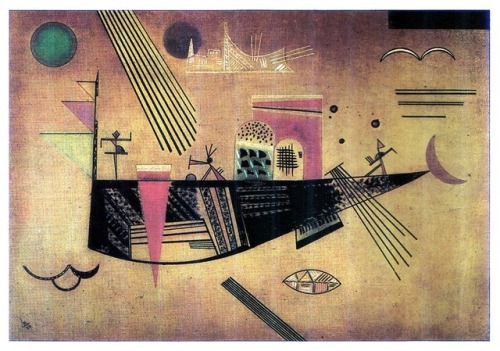 artist-kandinsky:Capricious, Wassily KandinskyMedium:...