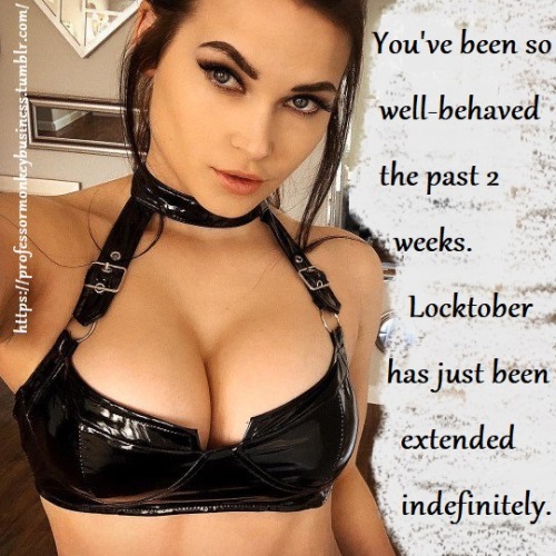 Chastity femdom captions