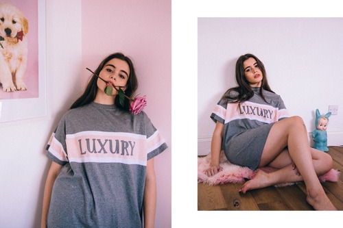 lazy oaf barbie ferreira barbara ferreira model models pink looks fashion clothing photoshoot portraits mine