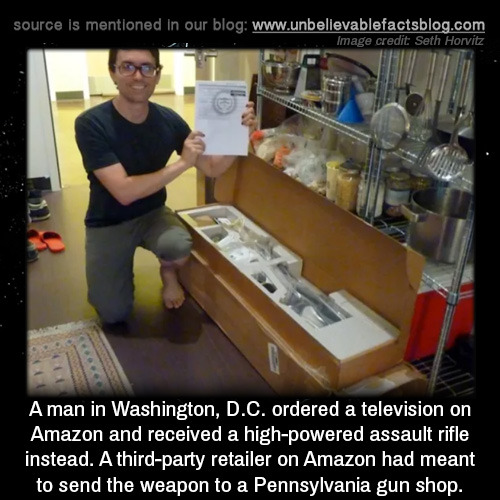 facts amazon rifle television pennsylvania gun weapon washington man