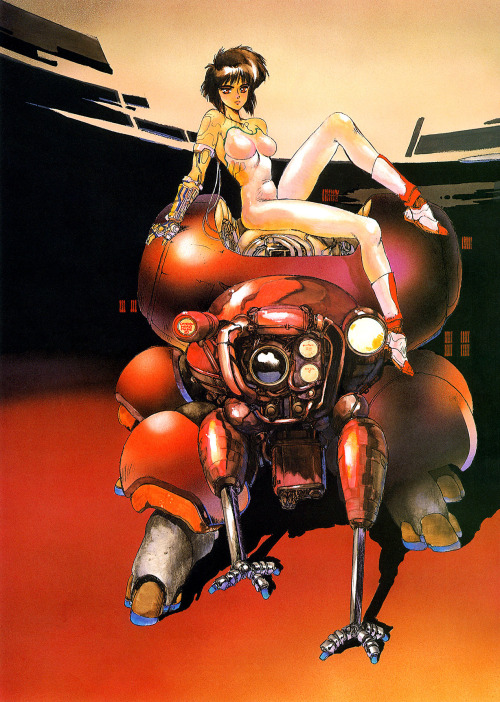 spaceshiprocket:Masamune Shirow - Ghost in the Shell