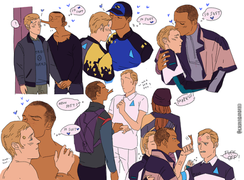 karanoidandroid:forehead kisses but Markus has gone too far