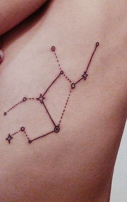 constellation tattoo on Tumblr