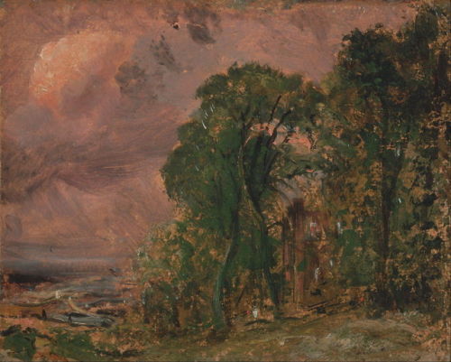 fleurdulys:A View at Hampstead with Stormy Weather - John...