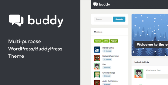 Buddy v2.20.3 - Multi-Purpose WordPress / BuddyPress Theme Nulled