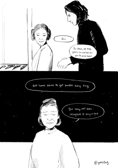 yamstrange:Concept: Ben Solo hasn’t seen his mom in more than...