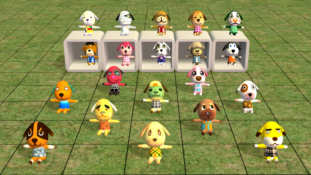 animal crossing plushies villagers