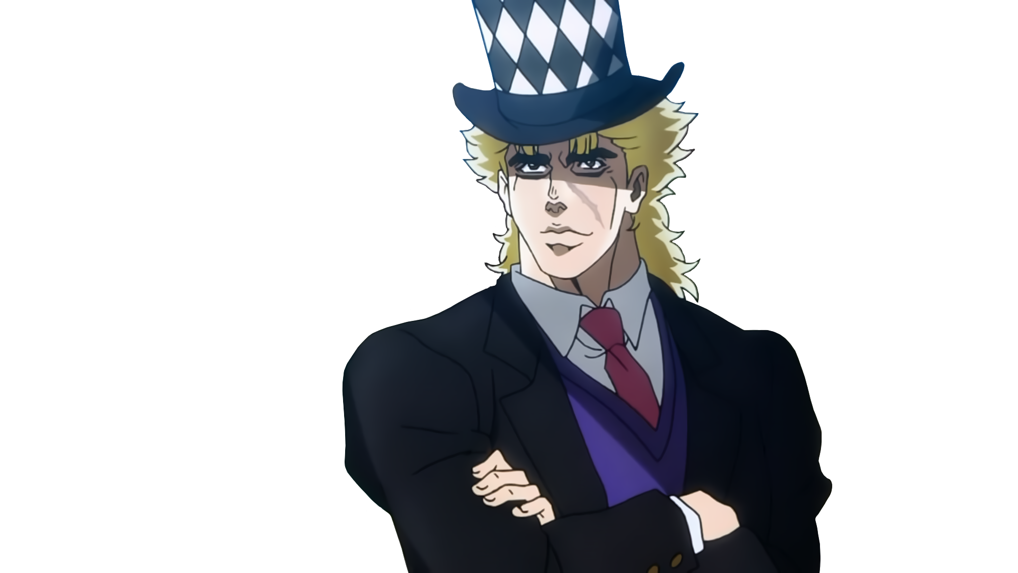 A transparent HD render of Mr Speedwagon, for any purpose and need