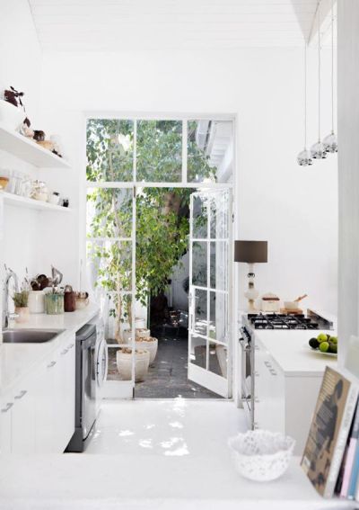 French doors in the kitchen. ( HID )