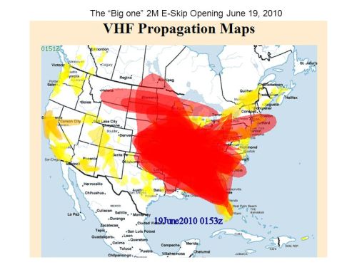 APRS VHF Propagation Map