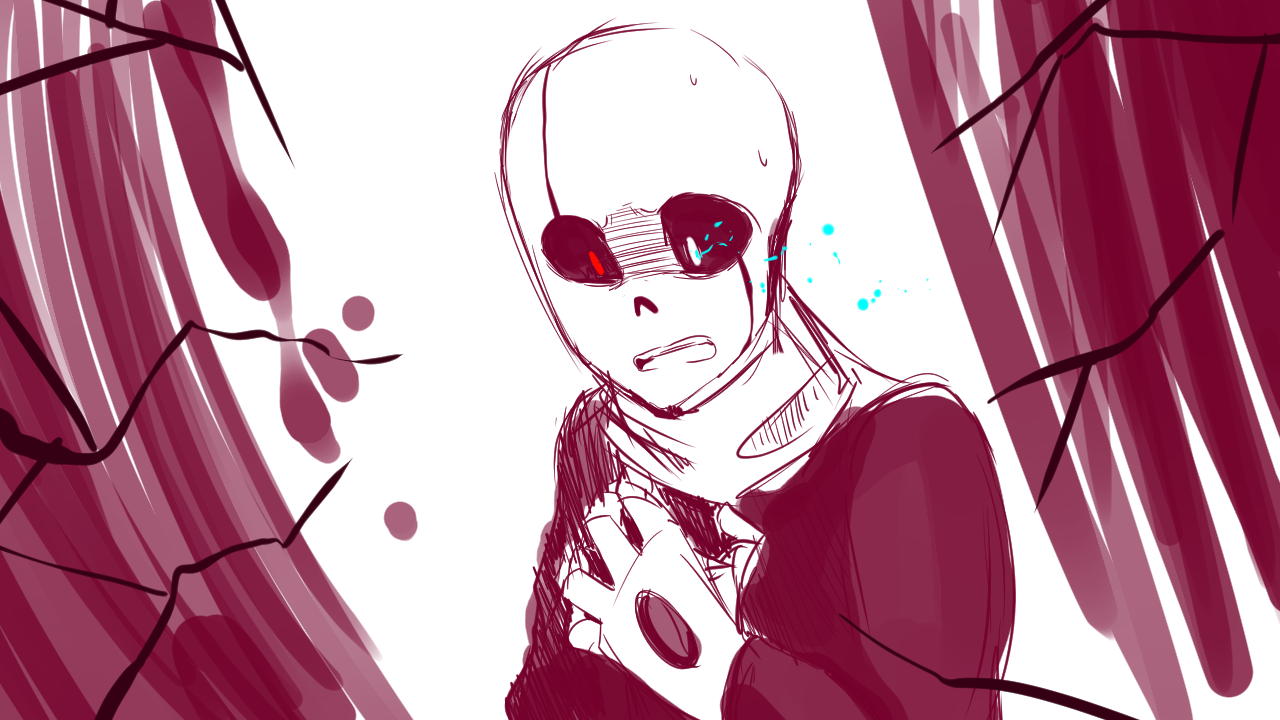 Closed Another Glitchtale Sketchy Fanart Here S Gaster