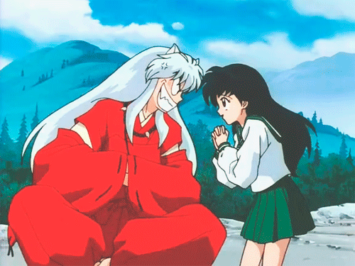 inuyasha inuyasha gif kagome aome my gifs anime anime gif