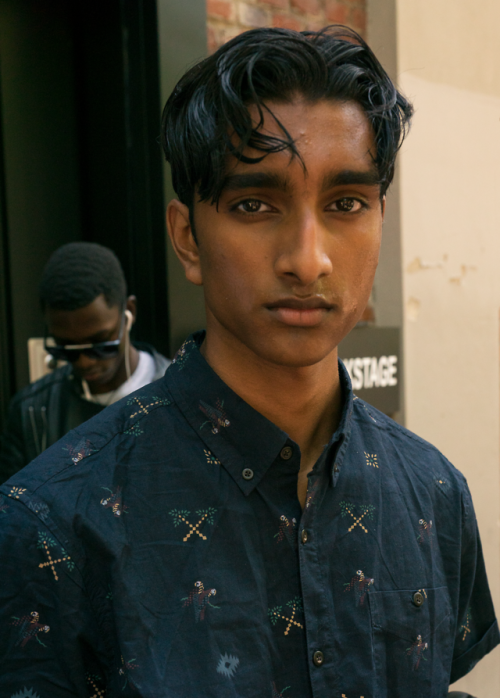 nikolaosdroukas:Jeenu Mahadevan outside Fendi S/S 2019 by...