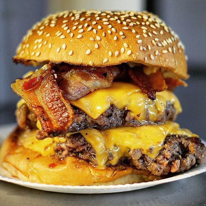 Yummy Foooooood - Bacon Double Cheeseburger