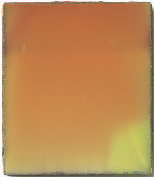 Markus Amm Painting Painter Abstract Translucent Orange Yellow Monochrome