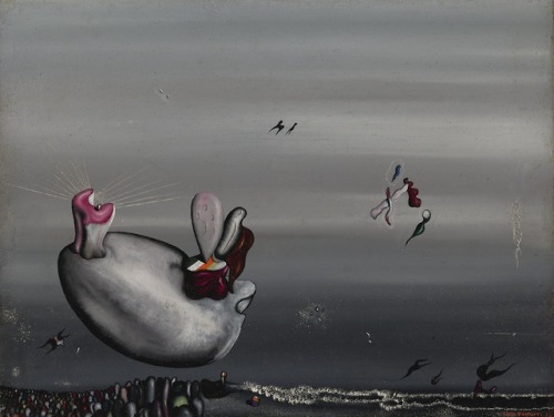 thunderstruck9:Yves Tanguy (French, 1900-1955), Roux en hiver...