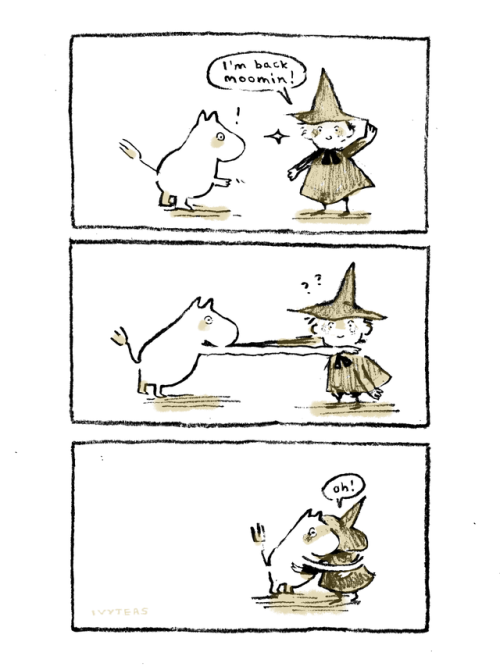 ivytea:moomin perfects his strategic noodle...