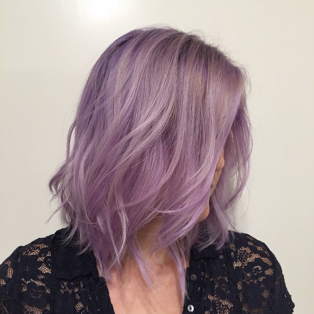 Hair By Choi Ce Lavender Hair That Will Fade A Beautiful Blonde