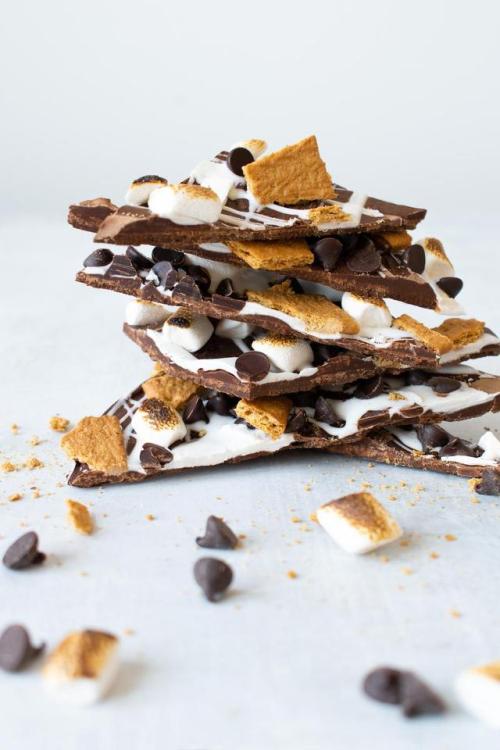 food-porn-diary:S'mores chocolate bark!