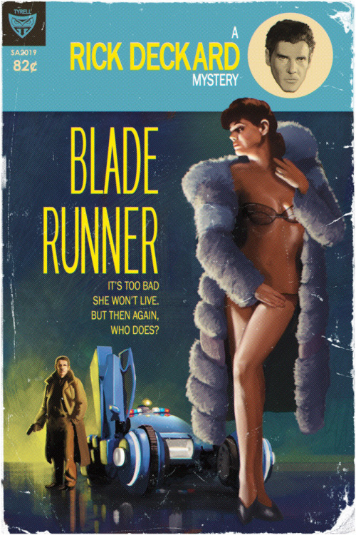 thevaultofretroscifi:Blade Runner pulp cover by Timothy Anderson...