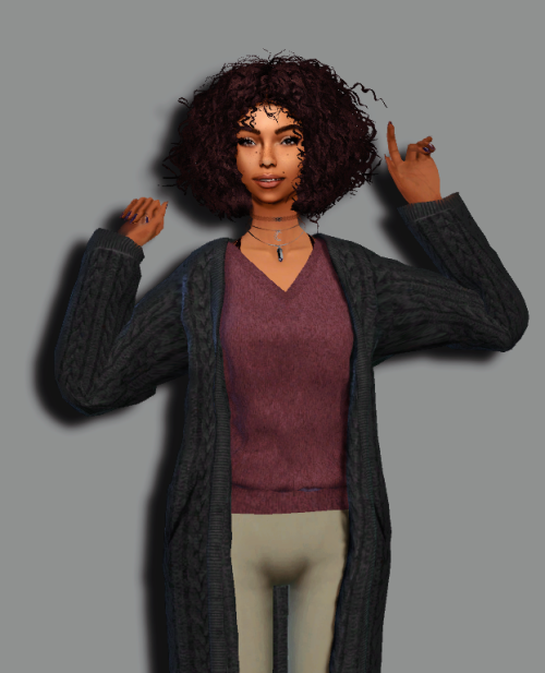 curly hair sims | Tumblr