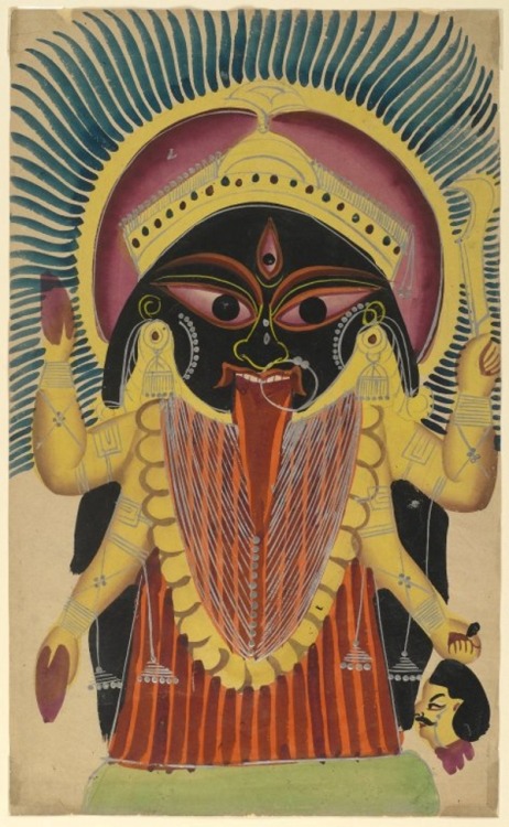 signorformica:Hindu goddess Kālī, aka Kālikā, «the black...