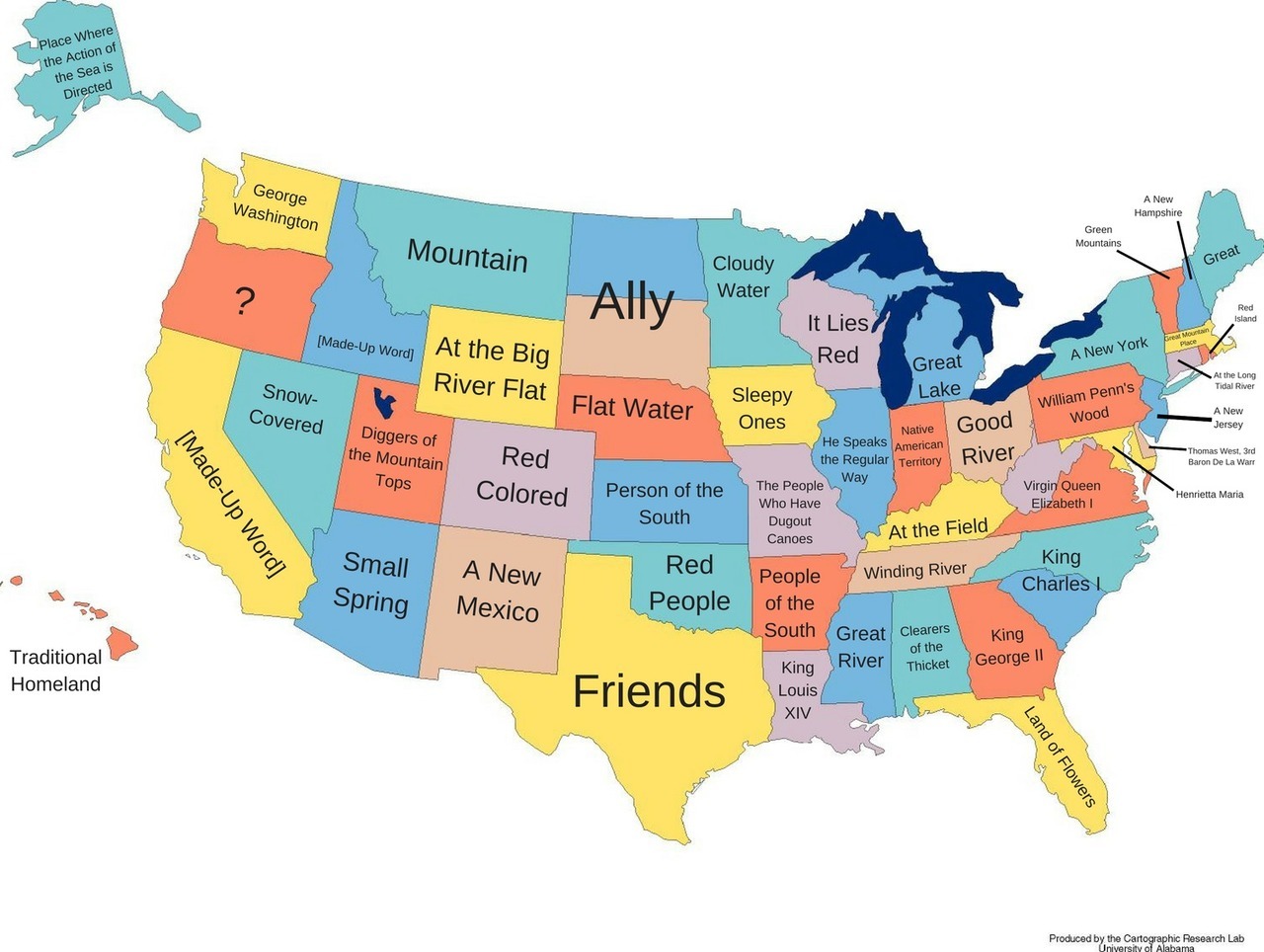 Literal Meaning And Origin Of US State Names More Maps On The Web