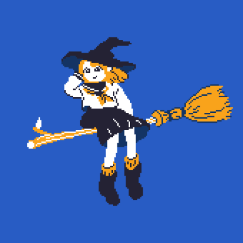 Recreated @keke-i’s cute witch illustration for some...