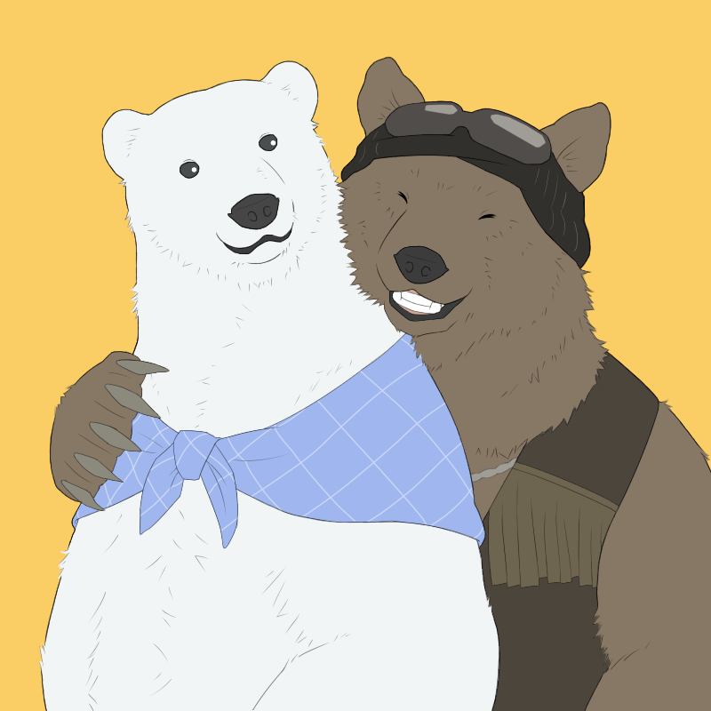 Bear episode. Аниме медведь. Белый медведь аниме. Человек медведь аниме. Белый медведь тян.