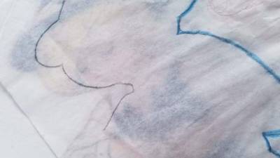 Tracing the outline of my suject